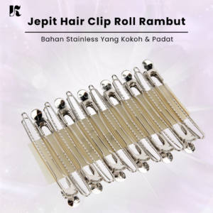 jepit rambut stainless premium