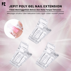 jepitan polygel fake nail extension