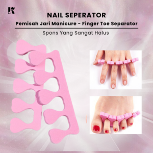 pemisah jari manicure nail art