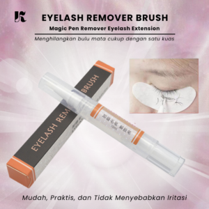 eyelash remover brush / lash glue remover