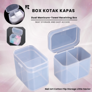 box kotak kapas lint free nail art