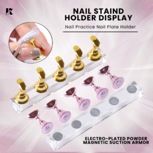 nail stand holder display kuku magnetik