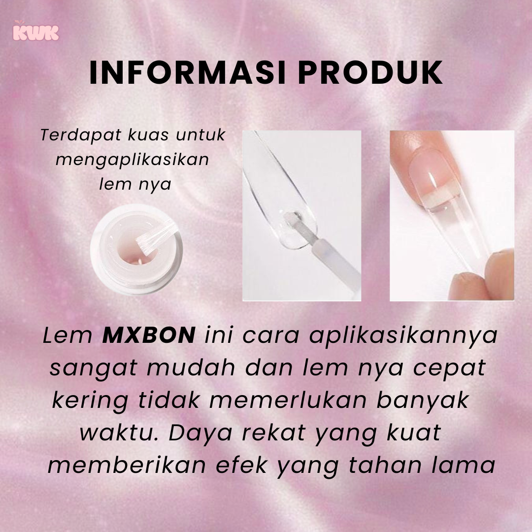 nail glue lem kuku palsu aksesoris mxbon nail glue lem kuku palsu aksesoris mxbon