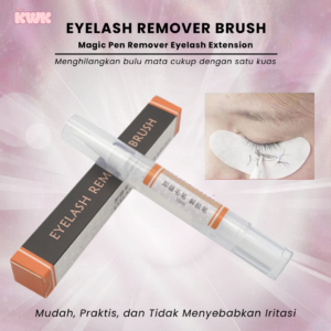eyelash remover brush / lash glue remover