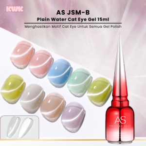 as plain water cat eye jsm b nail art