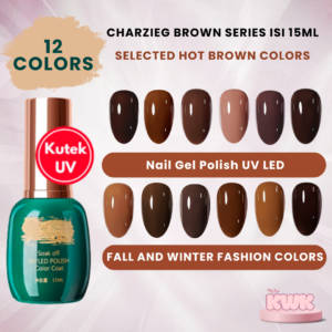 kutek gel polish brown series