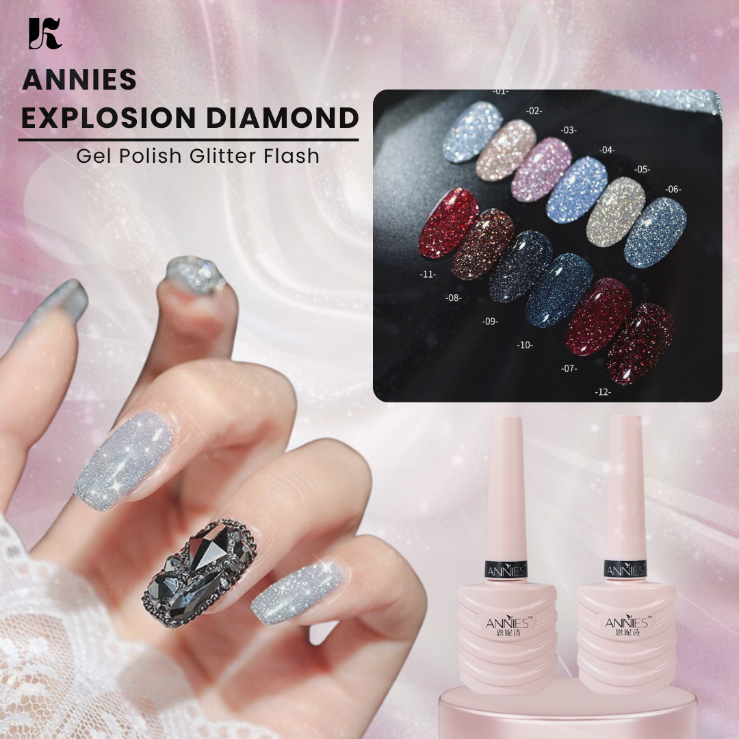 annies kutek gel 10ml glitter diamond flash nail gel uv annies kutek gel 10ml glitter diamond flash nail gel uv