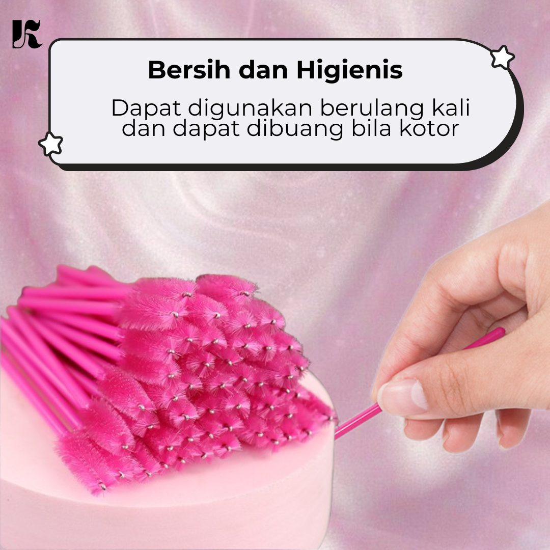 mascara wand / sisir bulu mata mascara wand / sisir bulu mata